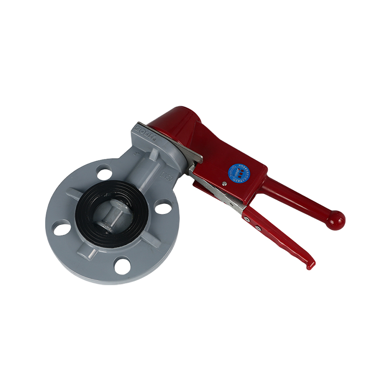 PVC-C Handled Butterfly Valve