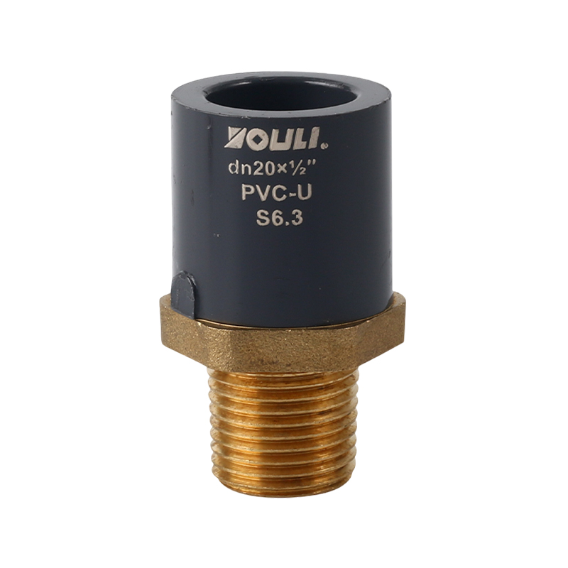 PVC-U Brass Male Adapto