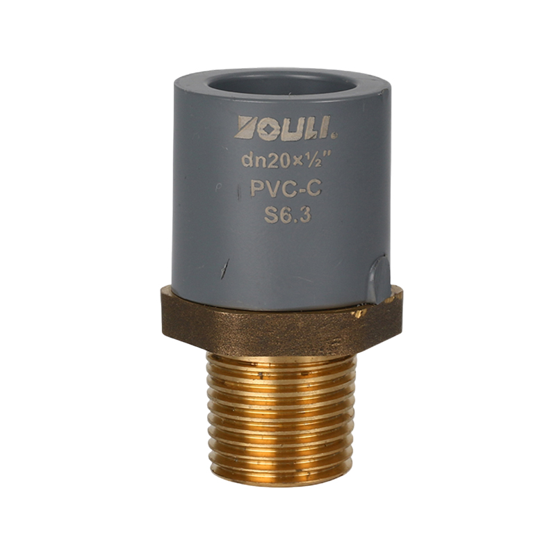 PVC-C Brass Male Adapto