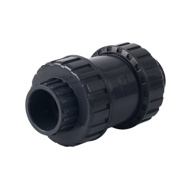 How do PVC-U check valves cope with underground moisture and water erosion?